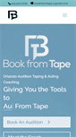 Mobile Screenshot of bookfromtape.com